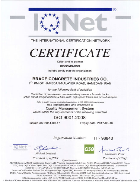 ISO 9001:2008(IQNet)